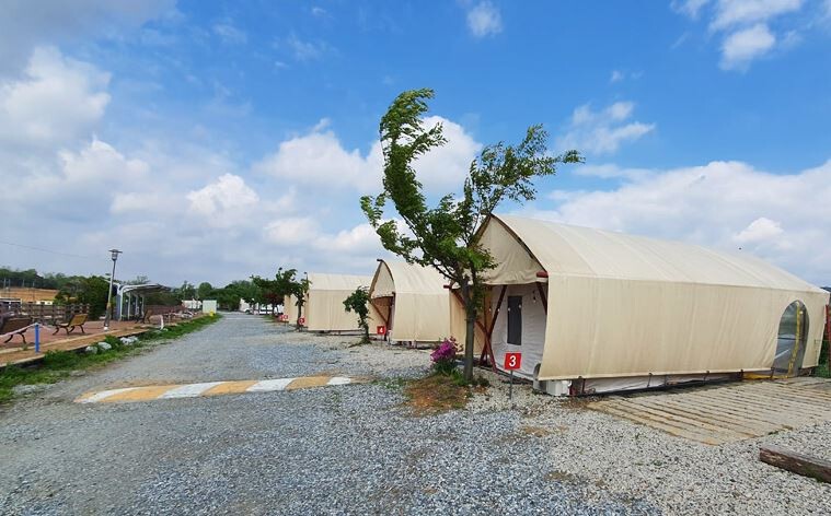 아산레일바이크 캠핑장