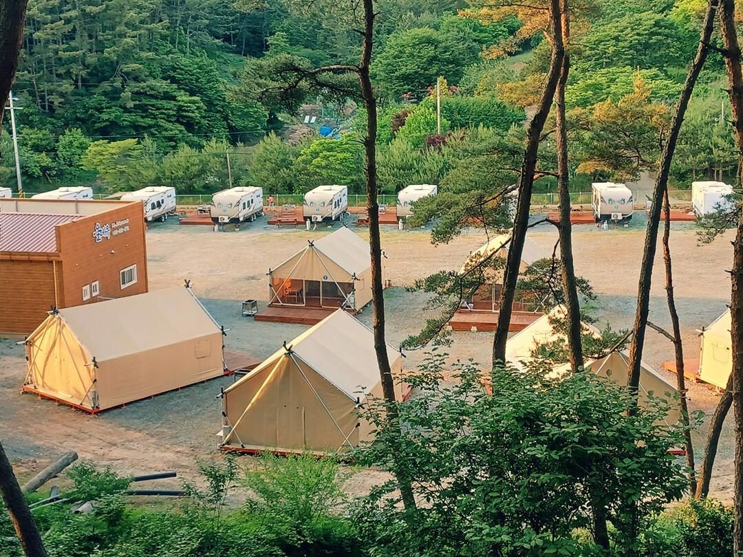 태안 올레유 카라반 글램핑